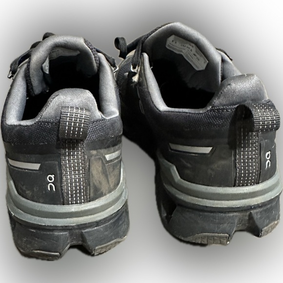 On Cloudwander Waterproof Hiking Shoe Sneakers Black Size 9 - Picture 12 of 13